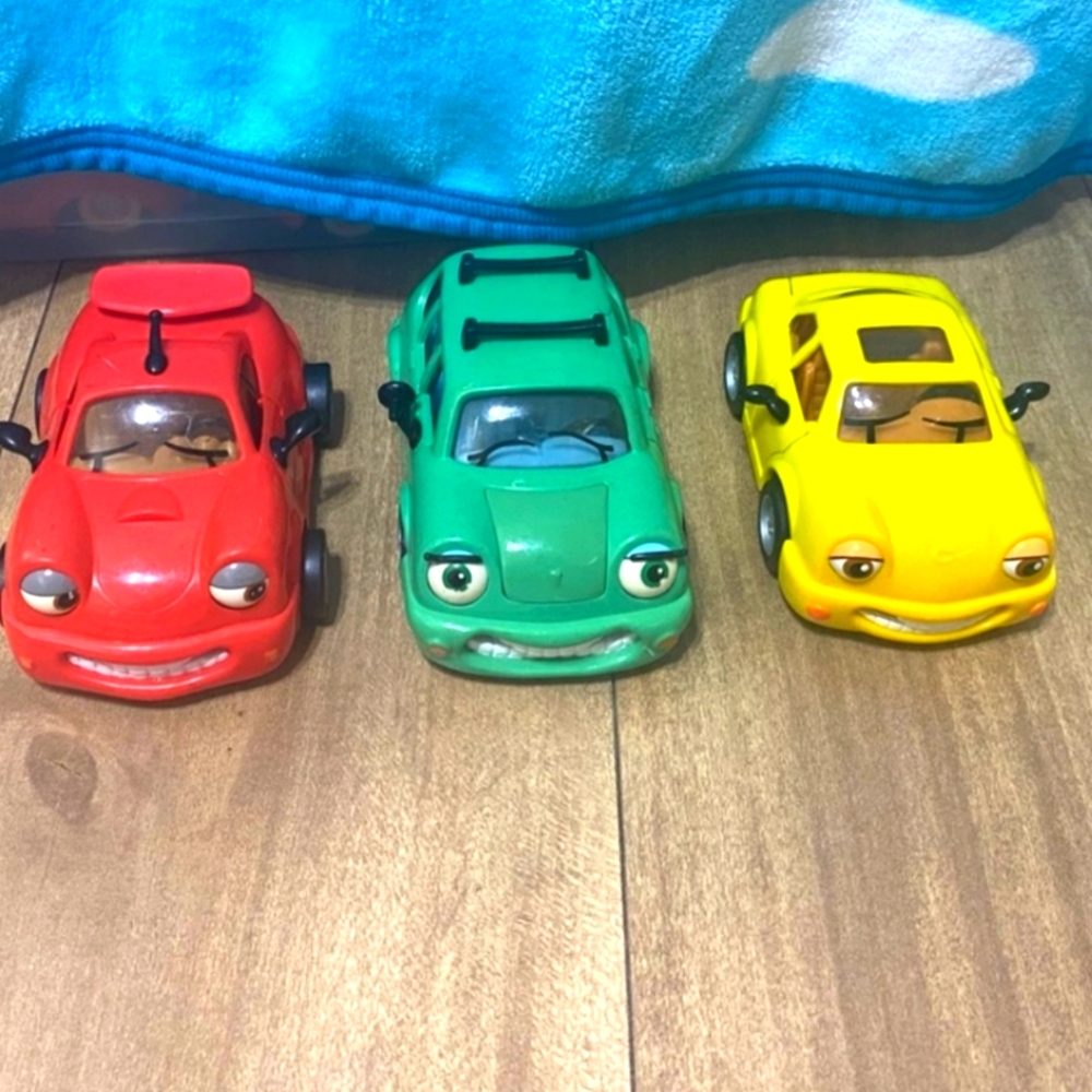 Colorful Toy Car Chevron Set for Kids